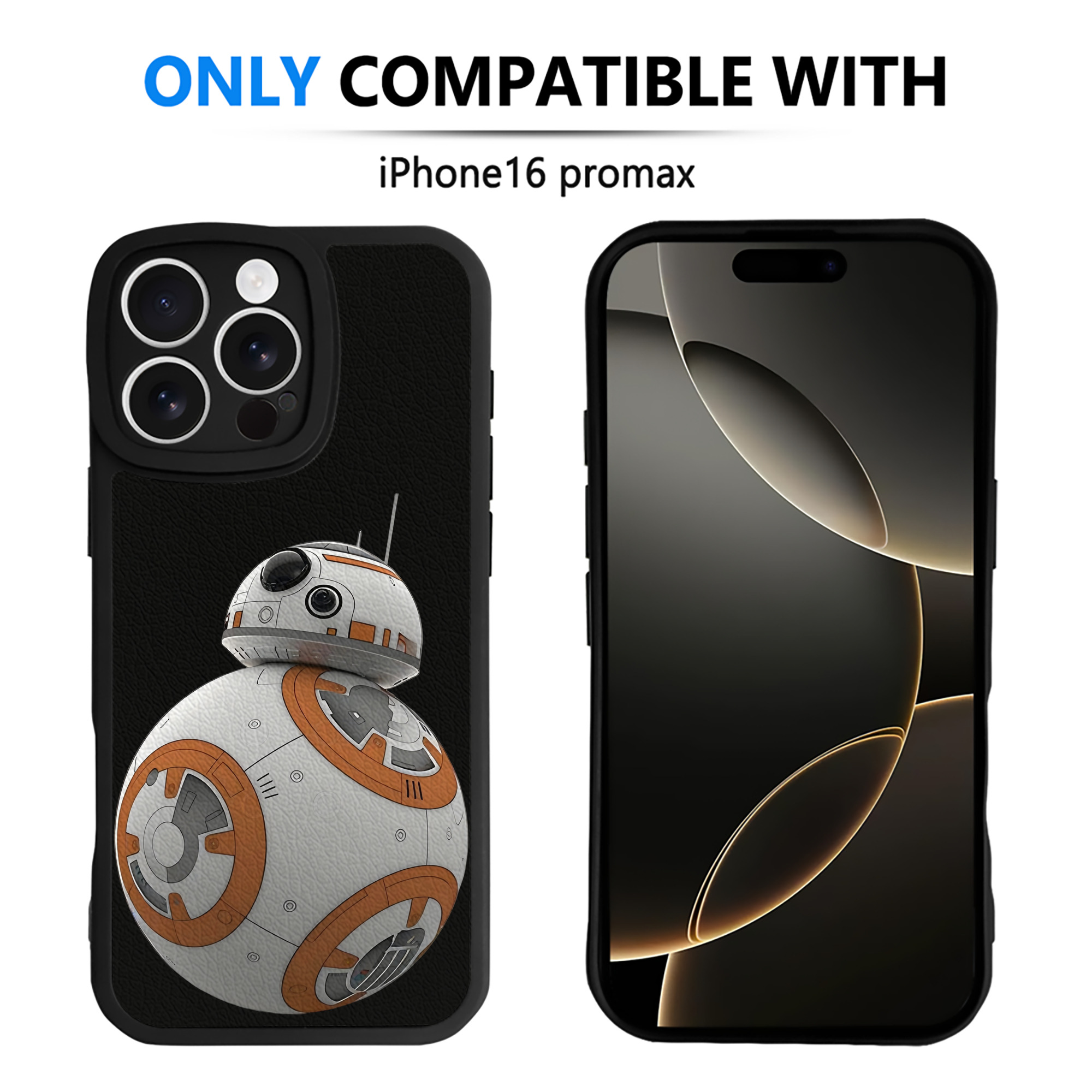 （画像用） スター・ウォーズ Star Wars 【iPhone 16シリーズ対応】シリコンスマホケース（レザー調） 材質：シリコン